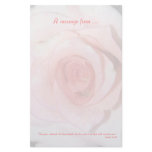 Pink Rose Scripture Stationery