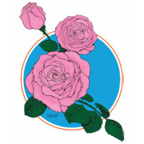 Pink rose shirt