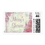 Pink Rose Shower Stamp