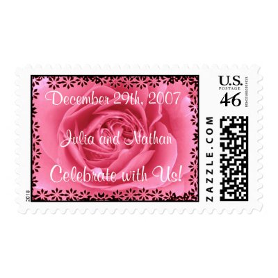 Pink Rose Stamp