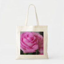 Pink Rose Tote Bag