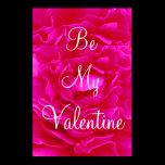 Pink Rose Valentine Poster - Customizable posters