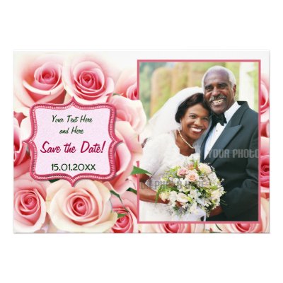 Pink Rose - Vow Renewal Invitation