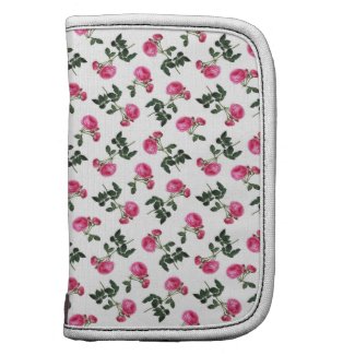 Pink Rose Wallpaper Pattern Folio Planners