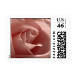 Pink Rose Wedding Postage Stamp - Customized