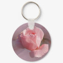 Pink Rosebud Keychain by Rb_barnes2 Pink Rosebud Keychain