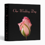 Pink Rosebud Wedding Day Binder