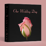 Pink Rosebud Wedding Day Binder binders