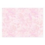 Pink Roses Background Business Card