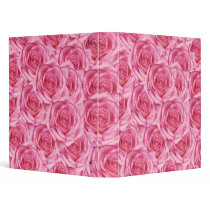 Pink Roses Binder