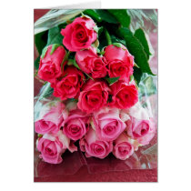 Pink Roses cards