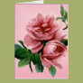 Pink Roses Card