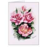 Pink Roses Cards
