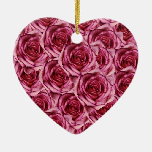 Pink Rose Ornaments & Pink Rose Ornament Designs Zazzle