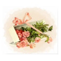 Pink Roses Gift Poster posters
