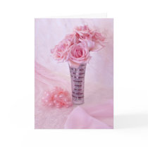 Pink roses II Greeting Cards
