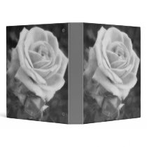 Pink Roses in Anzures 2 B&W Vinyl Binder