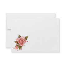 Pink Roses Custom Invitations