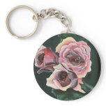 Pink Roses Keychain