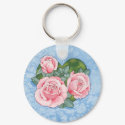 Pink Roses keychain