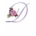 Pink Roses Monogram D t-shirts