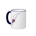 Pink Roses Monogram J mugs