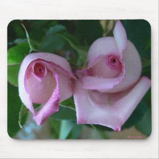 Pink Roses-Mousepad mousepad