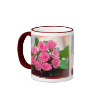 Pink Roses mugs by KLaima Pink Roses mugs