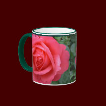 Pink Roses Mug Coffee Cup Beautiful Rose Decor
