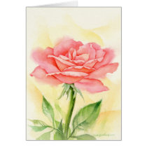 Pink Roses Painting Art - Multi cards