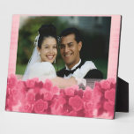 Pink Roses Photo Plaque plaques
