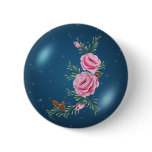 PINK ROSES &amp; PINE by SHARON SHARPE