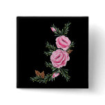 PINK ROSES &amp; PINE by SHARON SHARPE