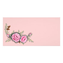 PINK ROSES & PINE by SHARON SHARPE photo cards by sharonsharpe PINK ROSES & PINE by SHARON SHARPE photo cards