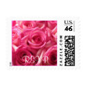 Pink Roses RSVP stamp