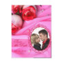 Pink Roses Satin Save the Date Postcards