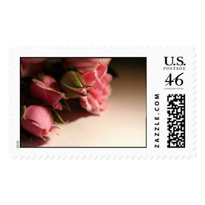 Pink Roses Stamps
