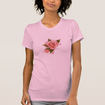 Pink Roses Tshirts