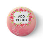Pink Roses Valentine Add Your Photo