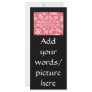 Pink Roses "Warp" #5 Custom Rack Card