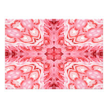 Pink Roses "Warp" Personalized Invitations