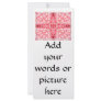 Pink Roses "Warp" Custom Rack Card