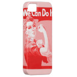 Pink Rosie the Riveter "We Can Do It!" Poster iPhone 5 Case