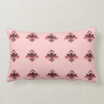 Pink Royal Damask Crown Pillow pillows