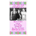pink rsvp photo cards
