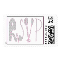 Pink RSVP Stamp