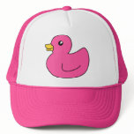 Pink Rubber Duck Trucker Hat