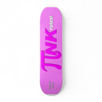 Pink rules skate decks