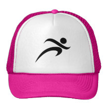 Pink Running Mesh Hat