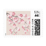 Pink Sakura Cherry Blossom Stamp